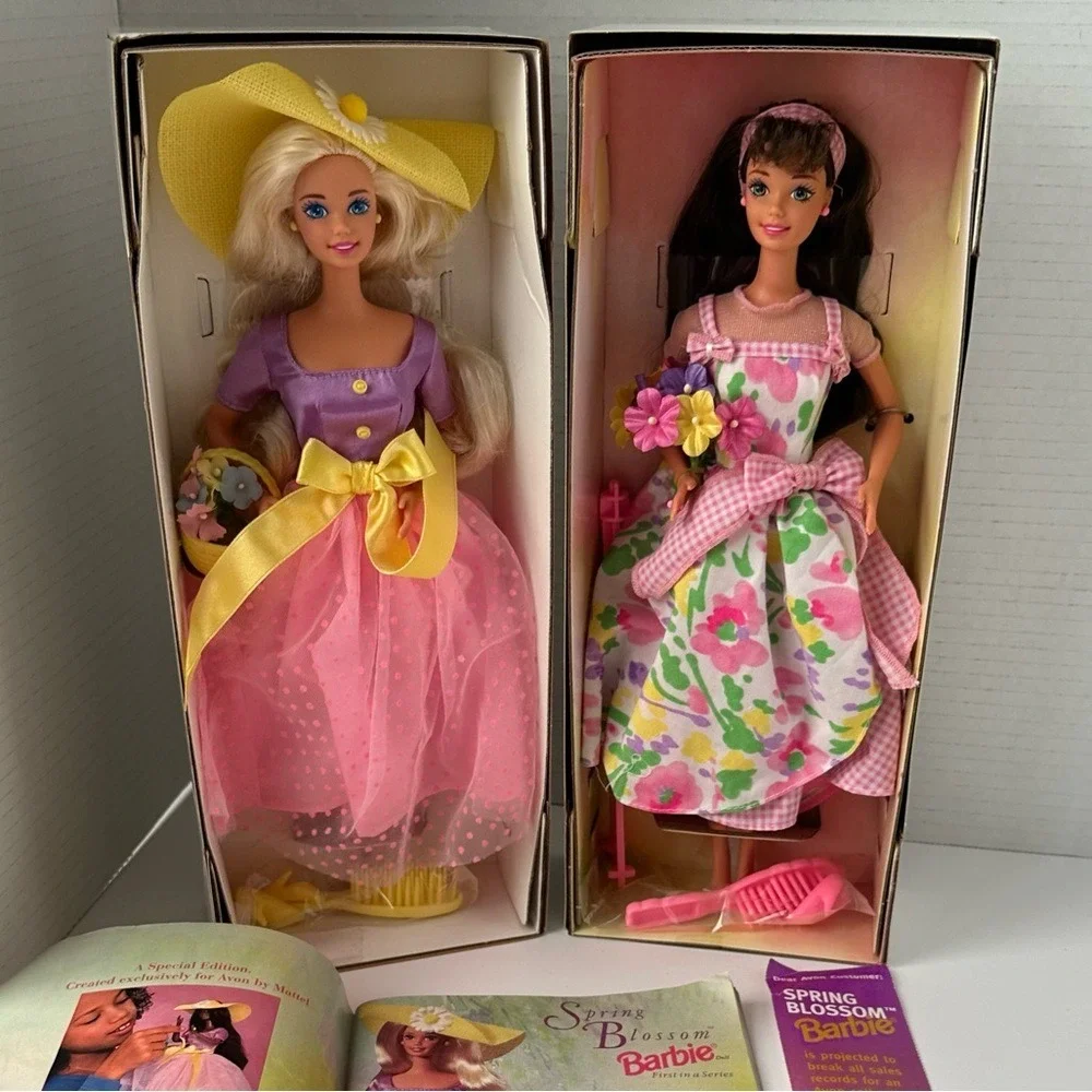 Mattel Barbie Dolls Avon Exclusive Spring Blossom Petals Special Edition NIB 90s